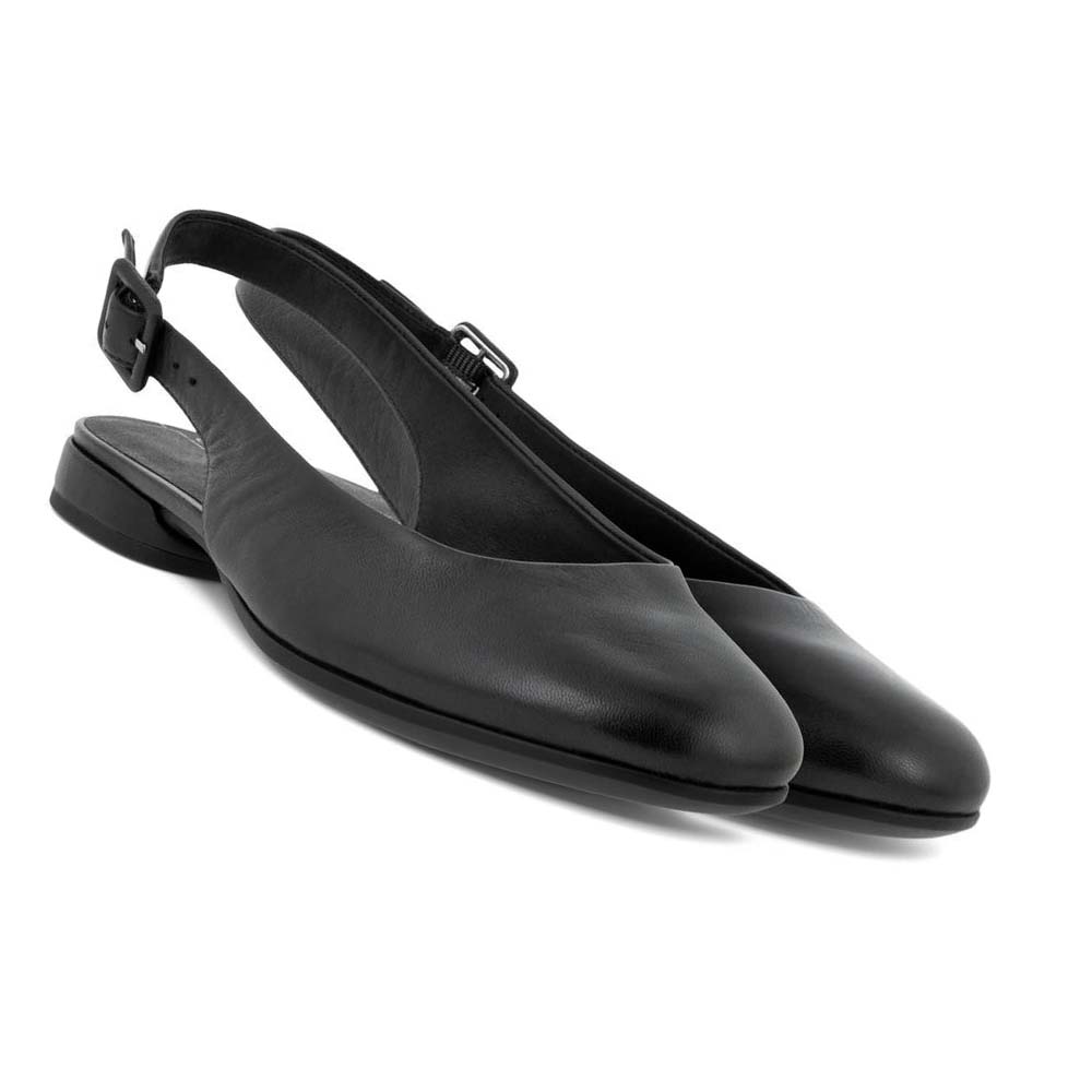 Women's Ecco Anine Sling-back Ballet Flats Black | USA 6UZG